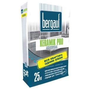 BERGAUF KERAMIK PRO клей для плитки, 25 кг