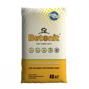 Штукатурка цементная Betonit, 40 кг