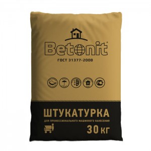 Штукатурка гипсовая Betonit МН машинного нанесения, 30 кг