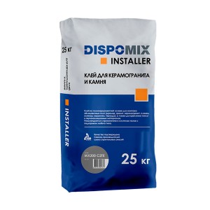 Клей плиточный Dispomix Installer MX200 C2TE для керамогранита и камня, 25 кг 