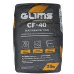 Наливной пол GLIMS CF-40 цементный, 25 кг