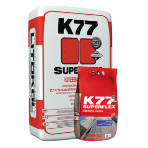 SuperFlex K77  - эластичный клей для плитки и керамогранита